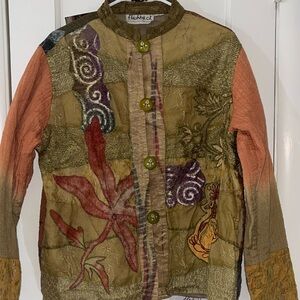 Vintage- Flashback- Quilted Patch Jacket